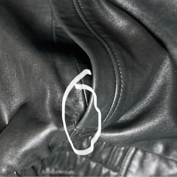 Wilsons Leather Jacket Mens 3XL Black Buttery Soft Genuine Leather PLEASE READ - Picture 10 of 11